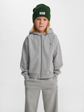 hmlJR LOOSE ZIP HOODIE BEE