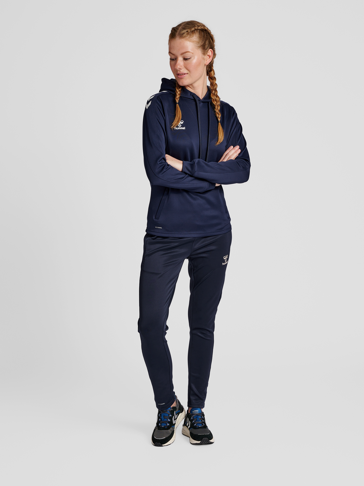hmlCORE XK POLY SWEAT HOODIE WOMAN