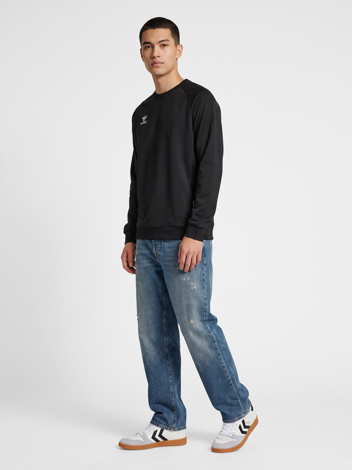 hmlMOVE GRID COTTON SWEATSHIRT