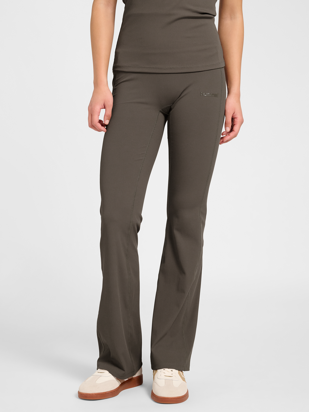hmlPRIMA RIB STRAIGHT LEG HW TIGHTS