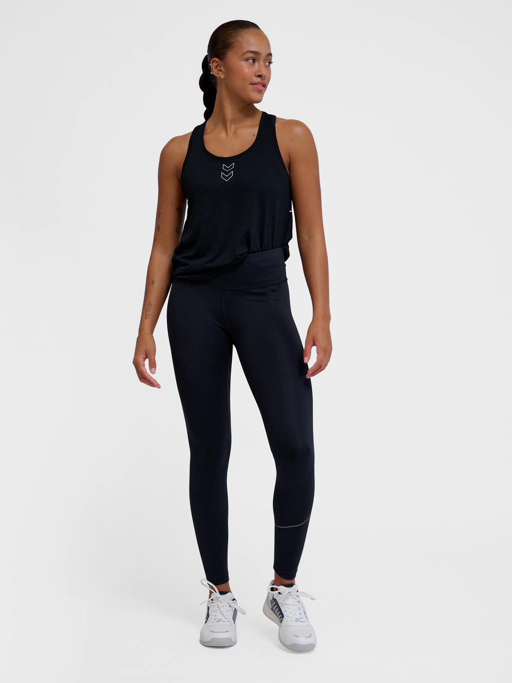 hmlCOURT MID WAIST POCKET TIGHTS W