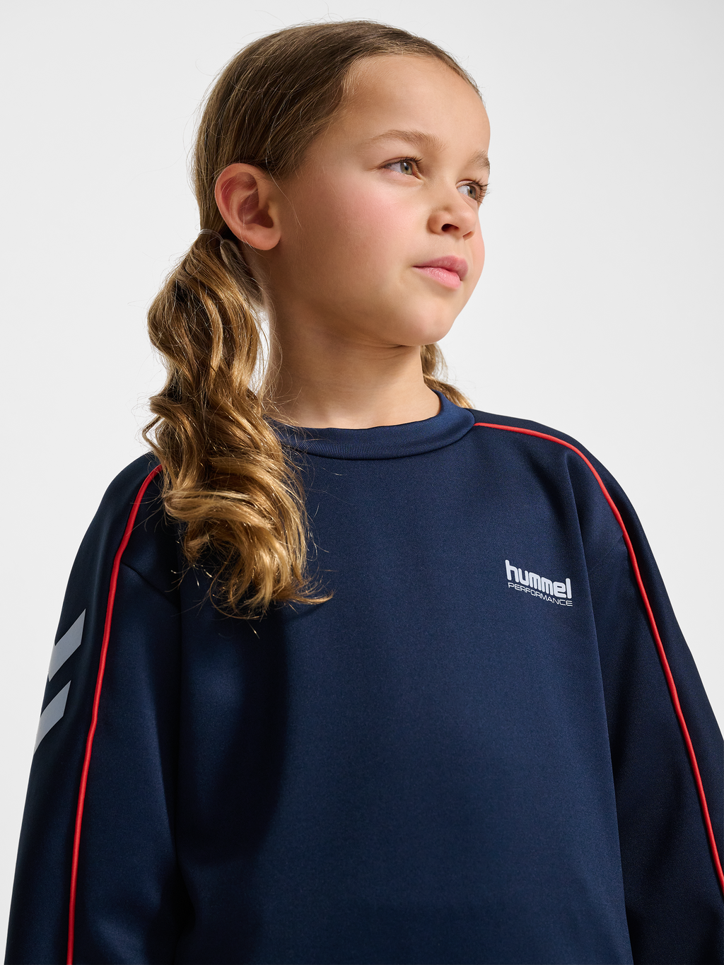 hmlJR INTERLOCK CREWNECK