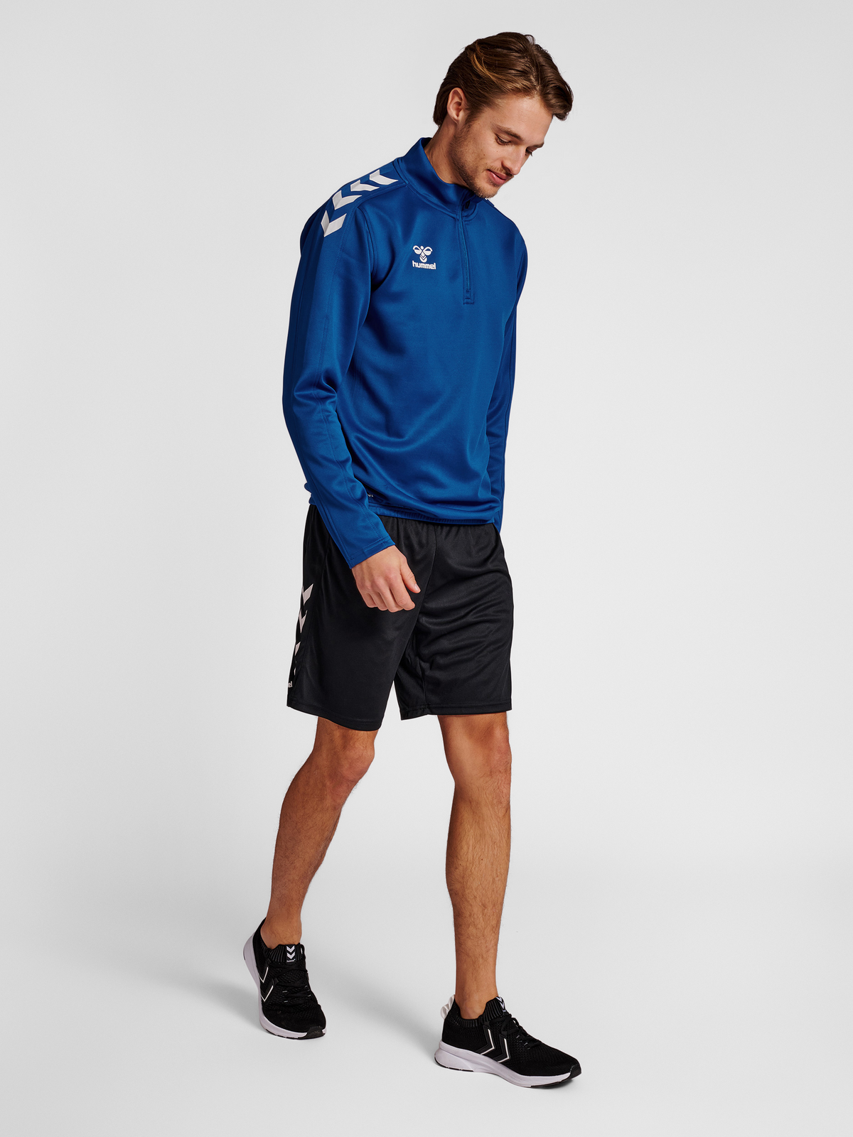 hmlCORE XK HALF ZIP POLY SWEAT