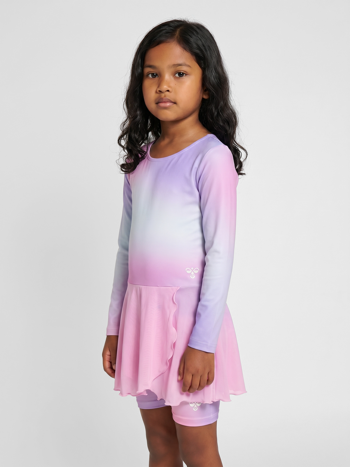 hmlJR GRADIENT SKIRTY GYMSUIT L/S