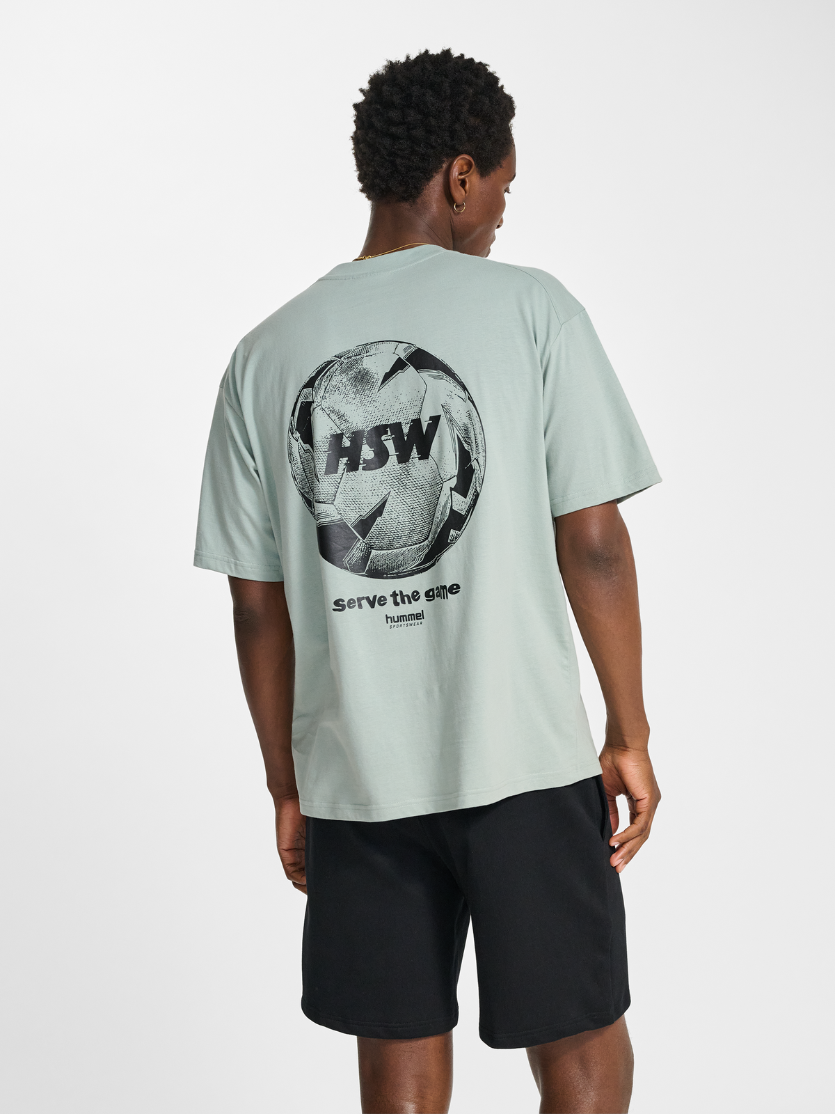 hmlLOOSE T-SHIRT S/S HSW FOOTBALL