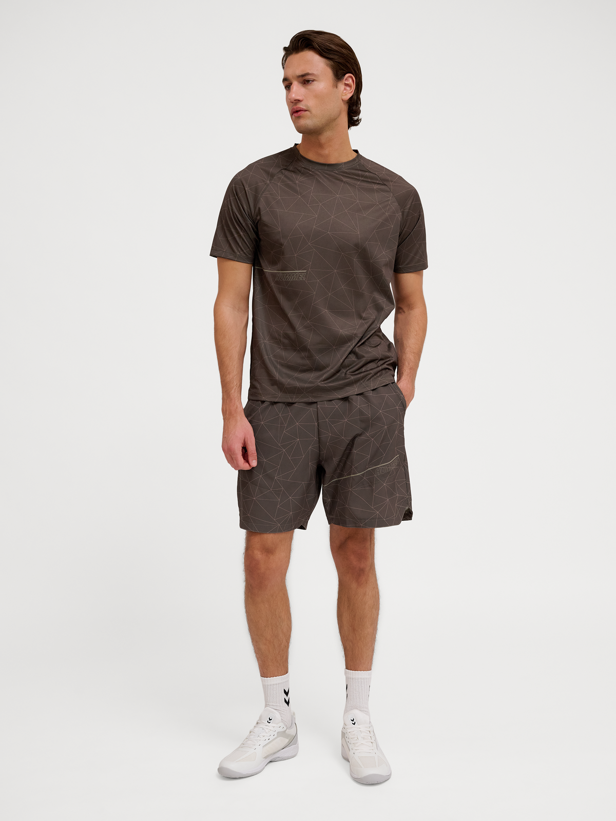 hmlCOURT AOP POCKET SHORTS