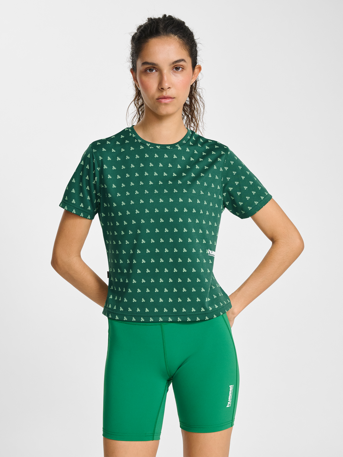 hmlPULSE AOP WORKOUT W T-SHIRT S/S