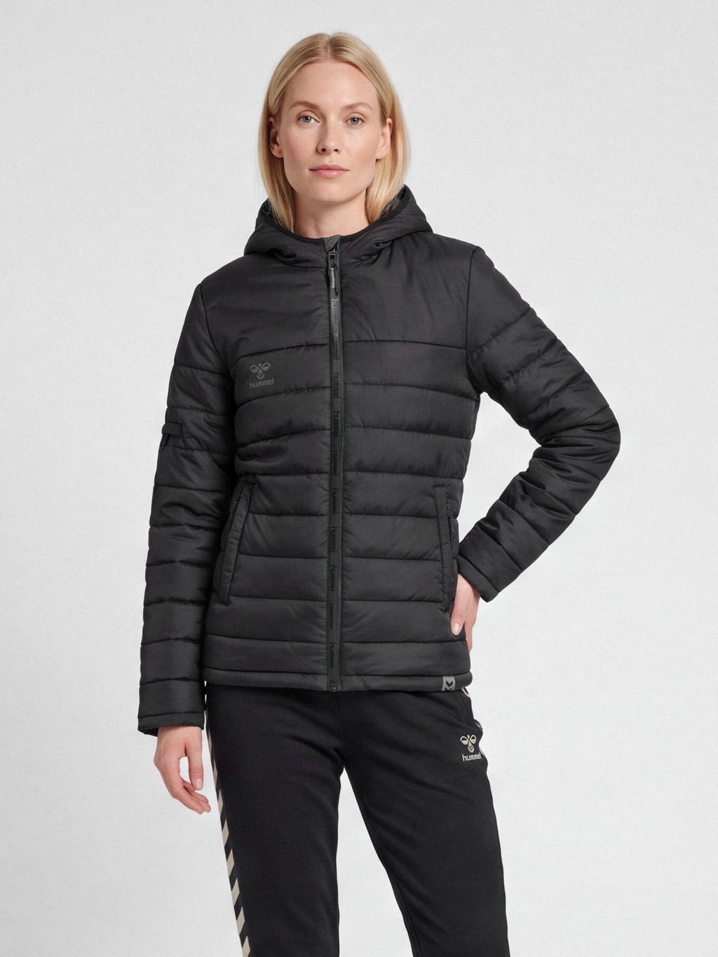 hmlNORTH QUILTED HOOD JACKET WOMAN