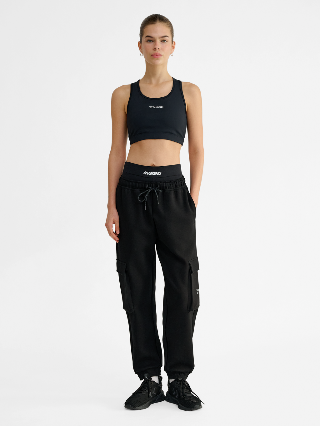 hmlTECH FLEECE LOOSE CARGO PANTS