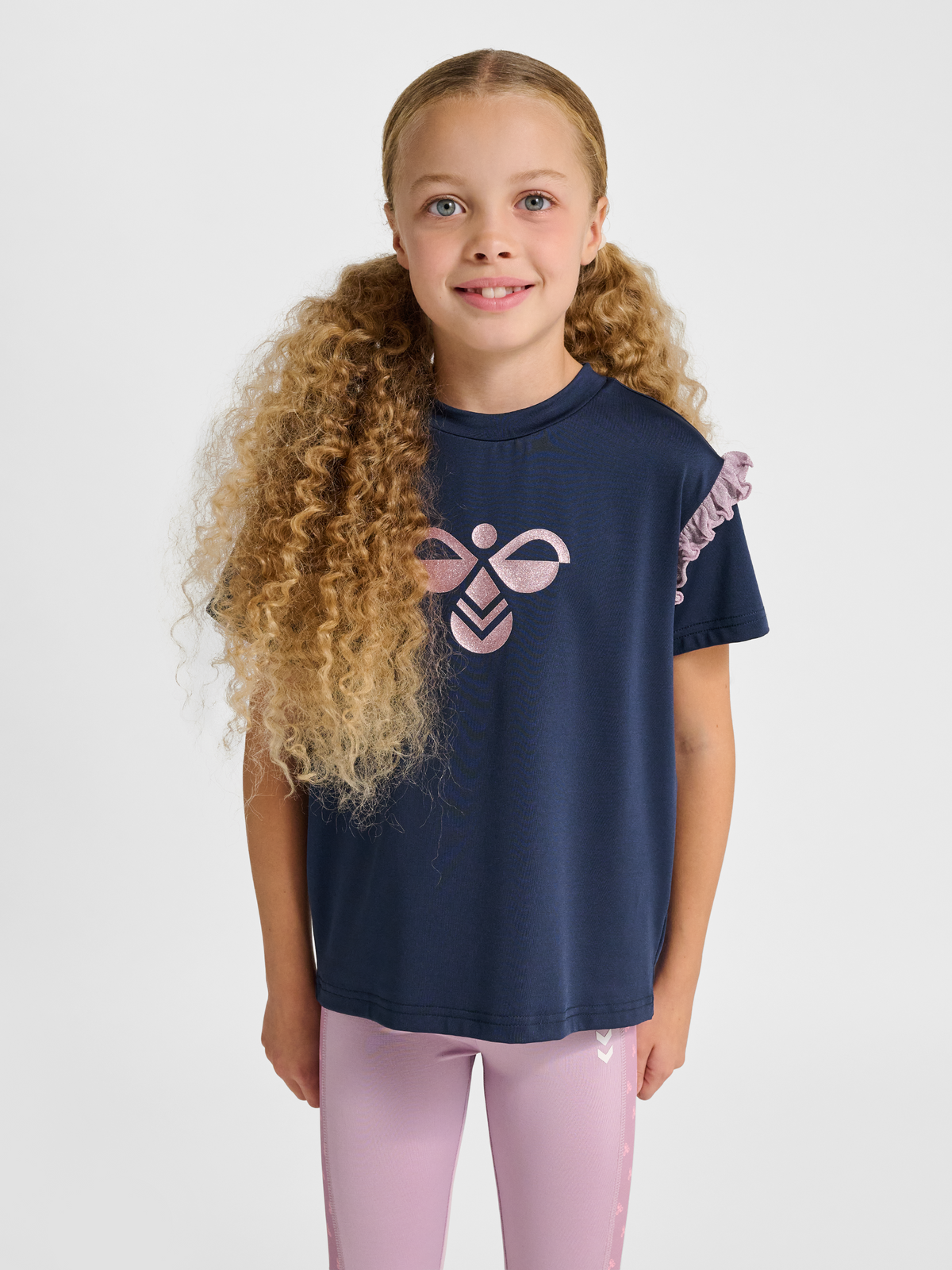 hmlJR MIX GLITTER T-SHIRT S/S