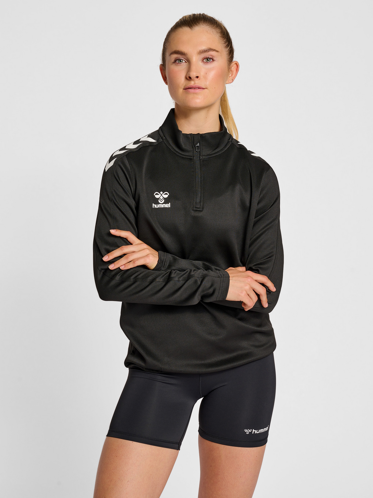 hmlCORE XK HALF ZIP SWEAT WOMAN