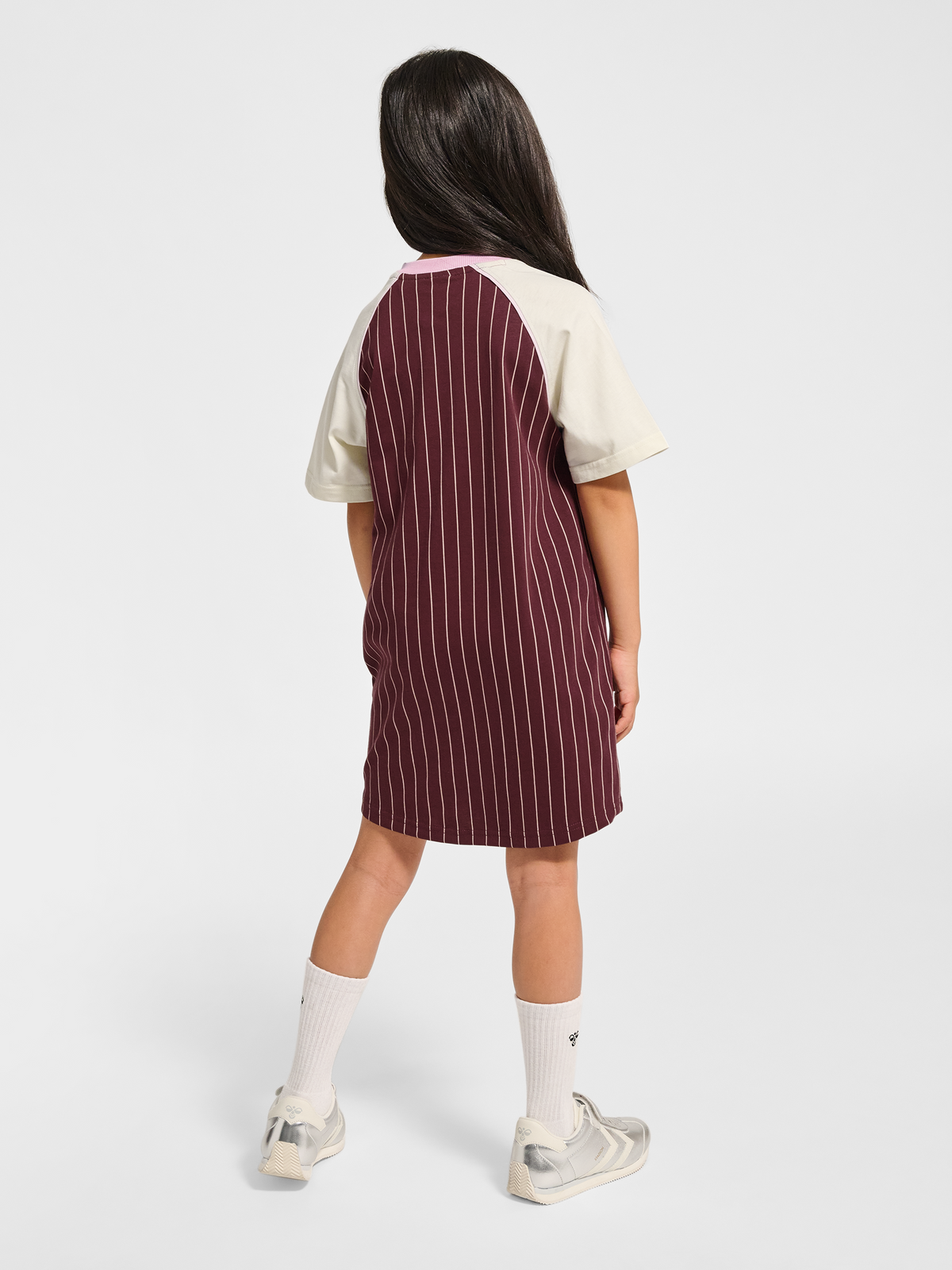 hmlJR LOOSE V-NECK BEES DRESS S/S