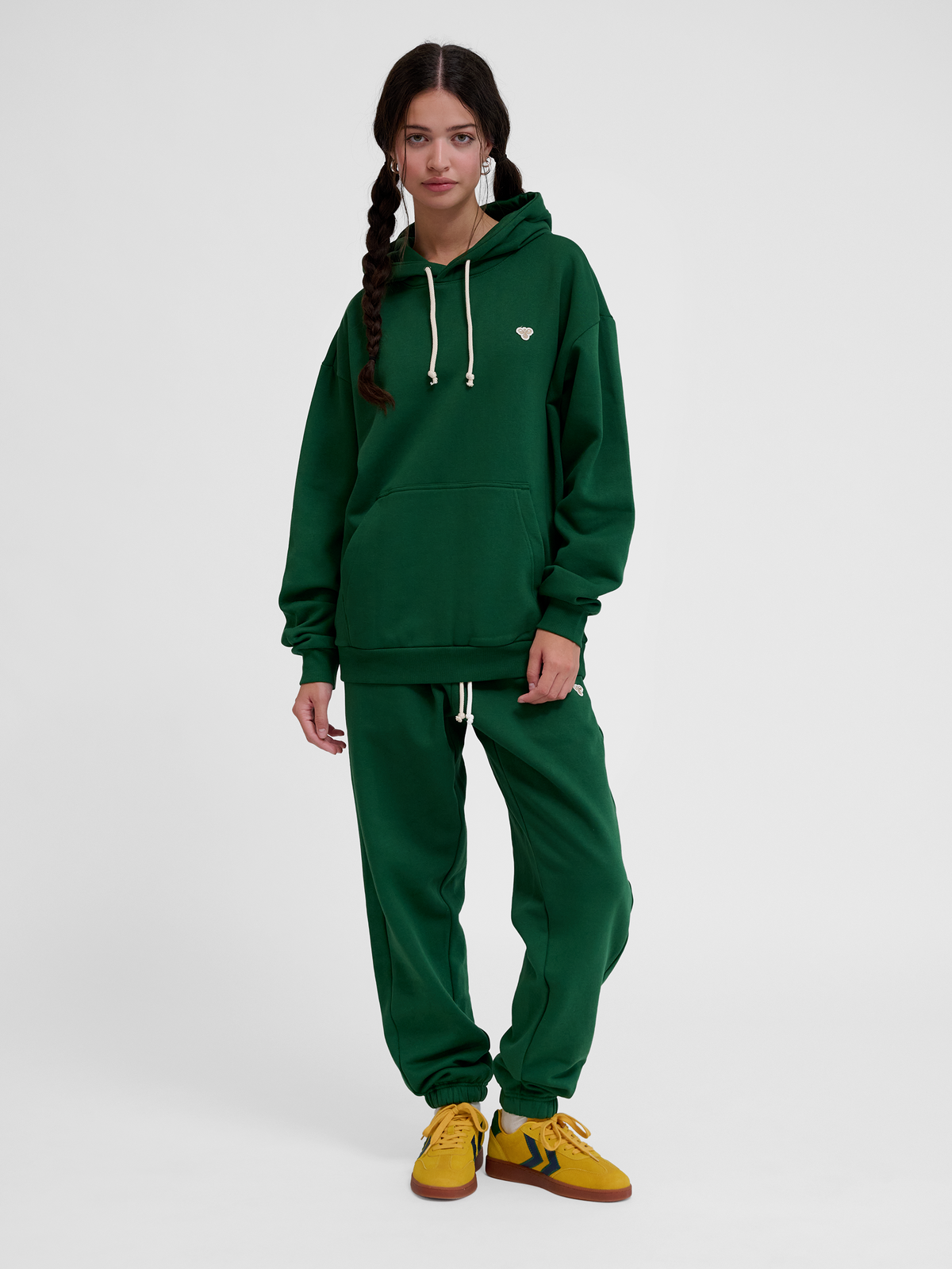 hmlLOOSE HOODIE BEE
