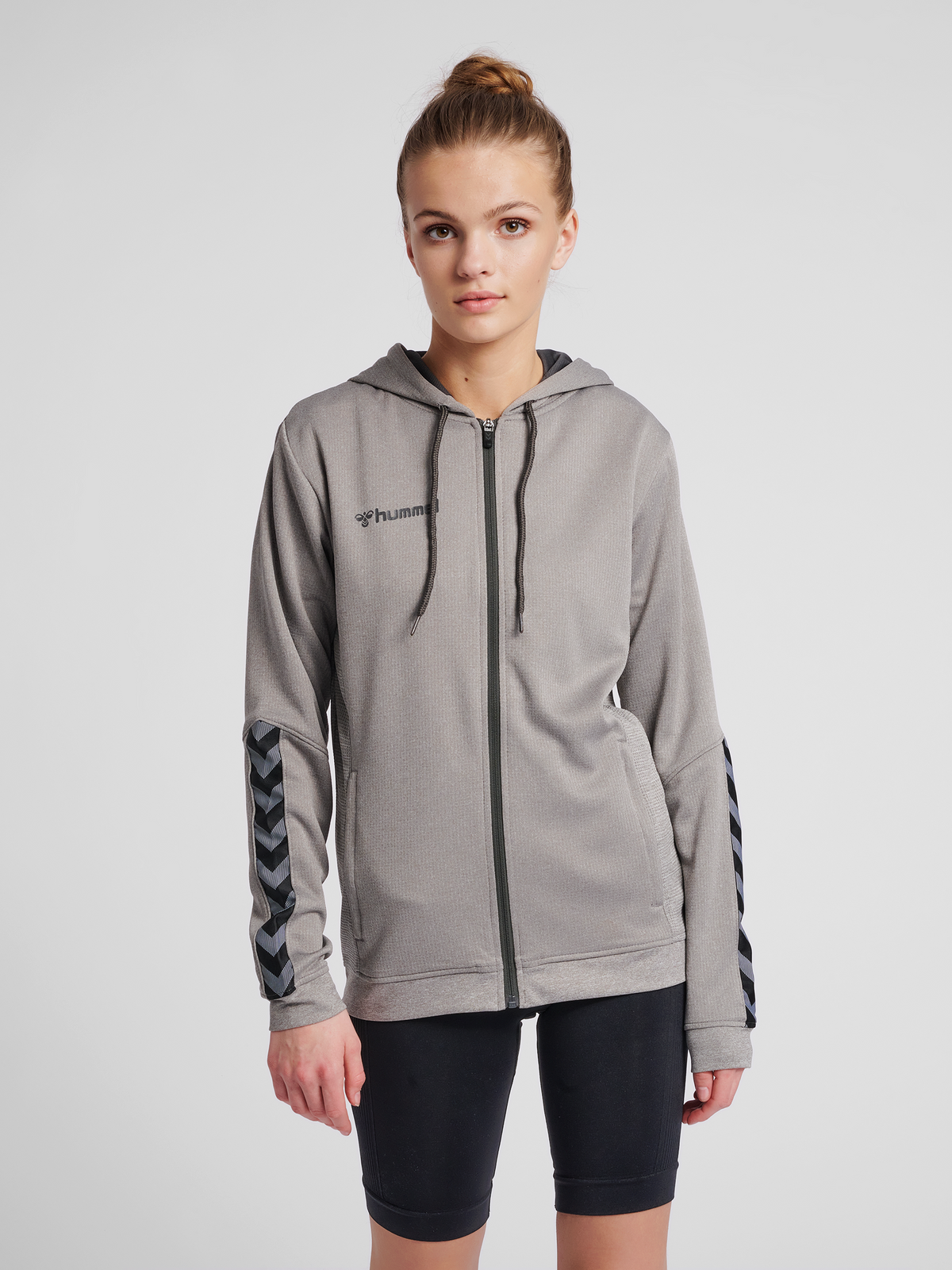 hmlAUTHENTIC POLY ZIP HOODIE WOMAN