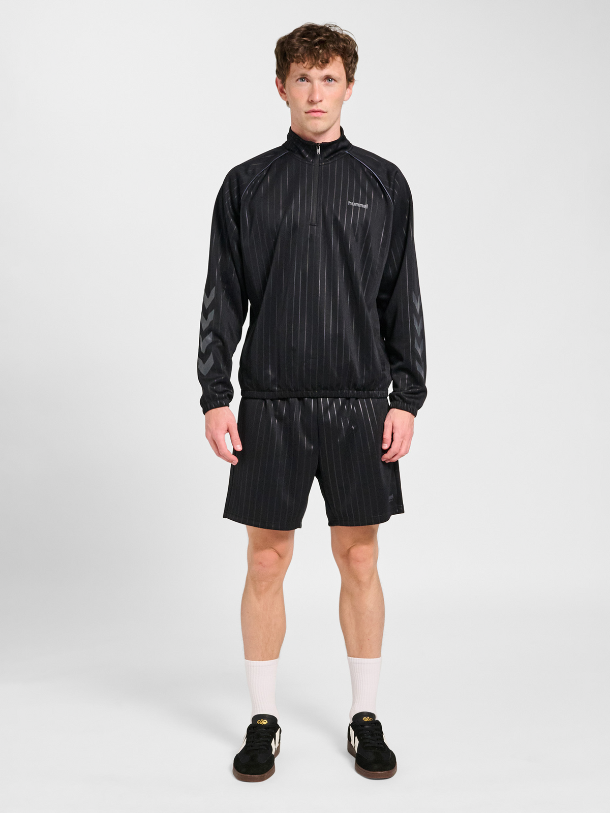 hmlSTRIPE HALFZIP