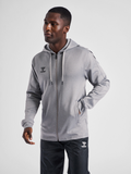 hmlCORE XK POLY ZIP HOOD SWEAT