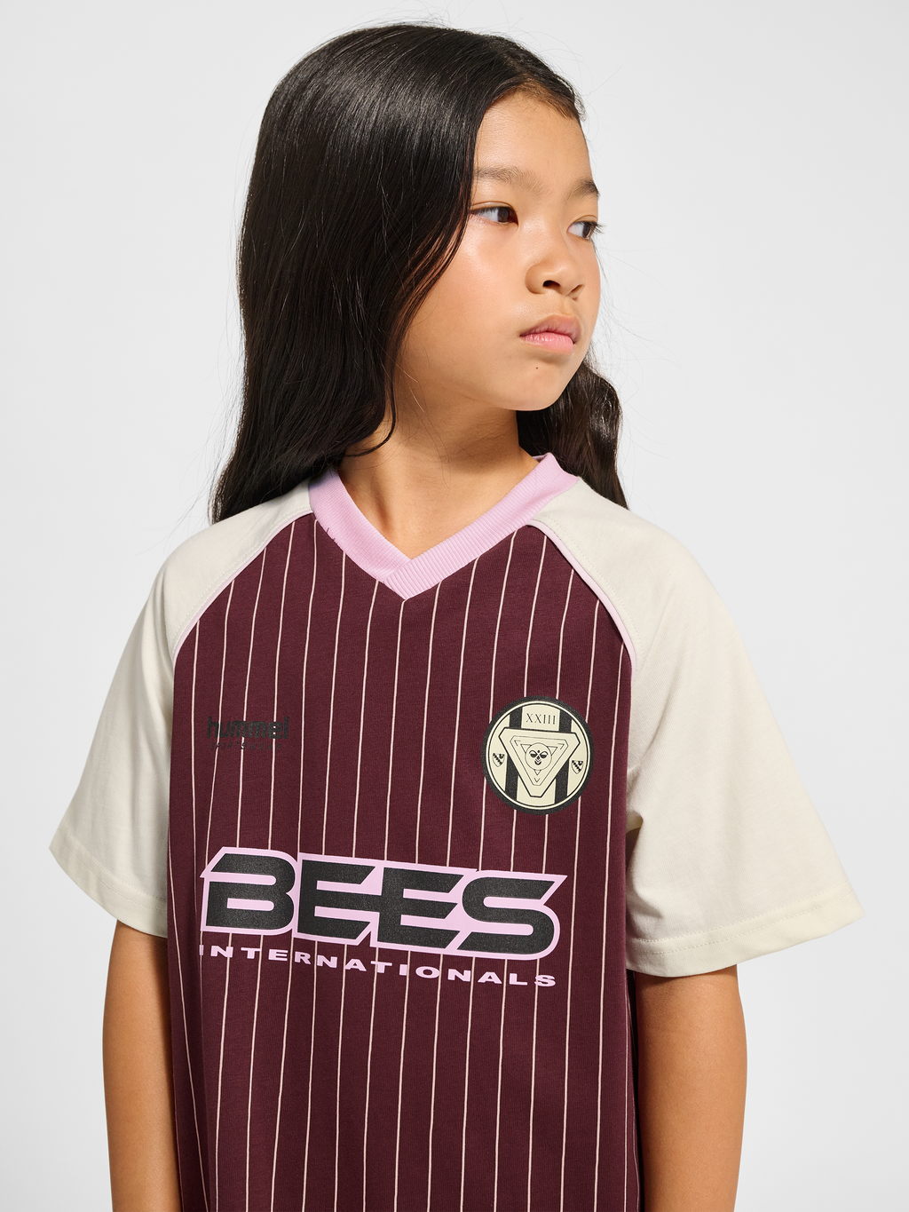 hmlJR LOOSE V-NECK BEES DRESS S/S
