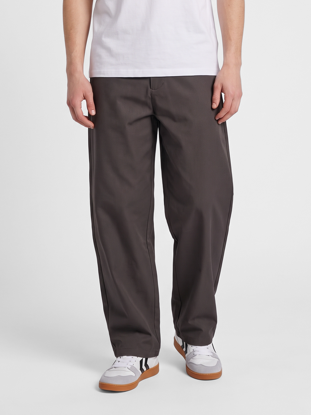 hmlI-D BARREL LEG TROUSERS