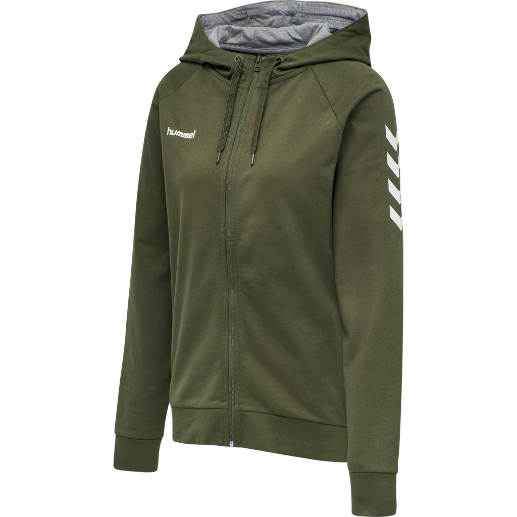 HMLGO COTTON ZIP HOODIE WOMAN
