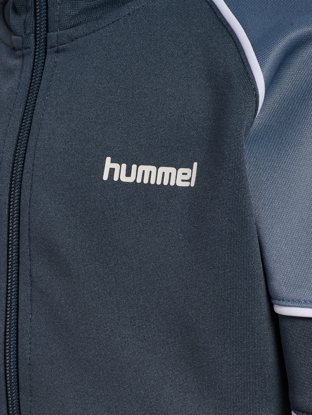 hmlJR REG POLY BLOCK ZIP JACKET