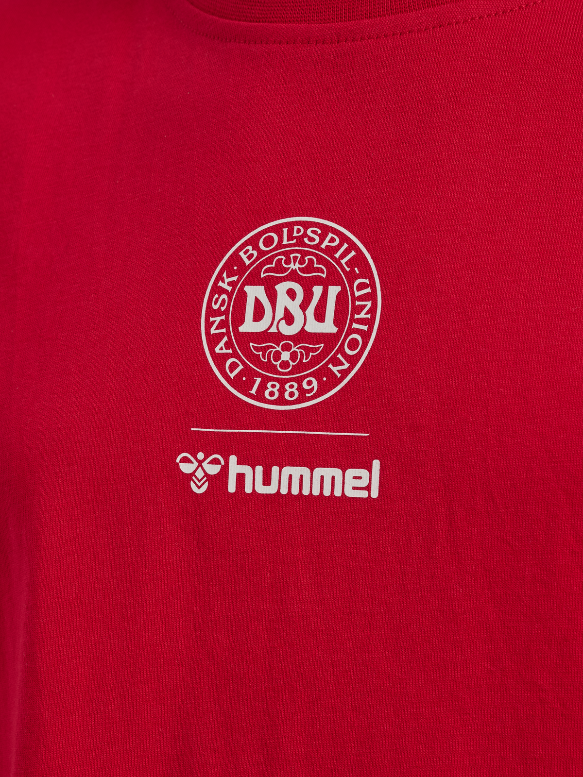 DBU 26 FAN RED-WHITE TEE LS KIDS