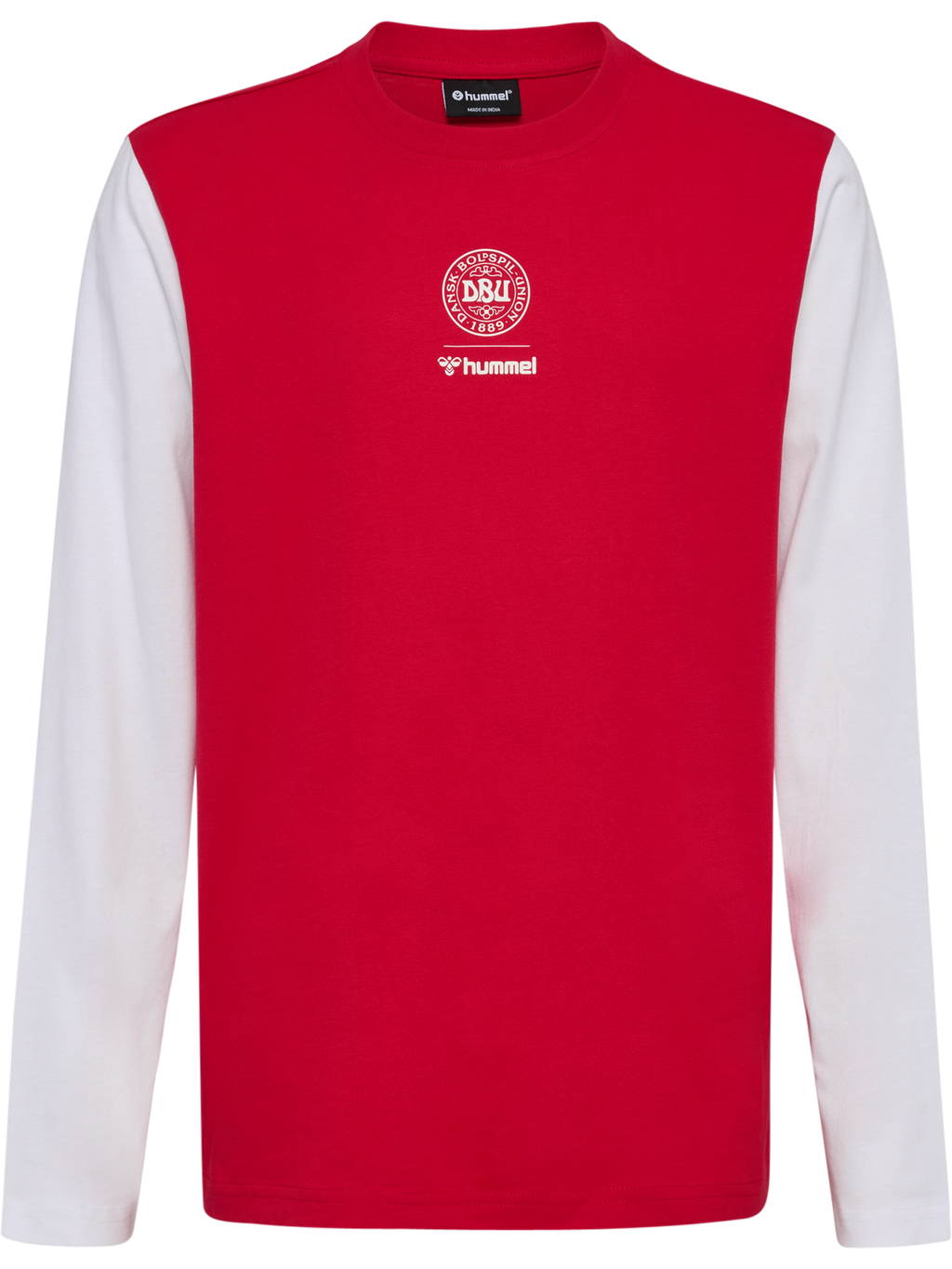 DBU 26 FAN RED-WHITE TEE LS KIDS