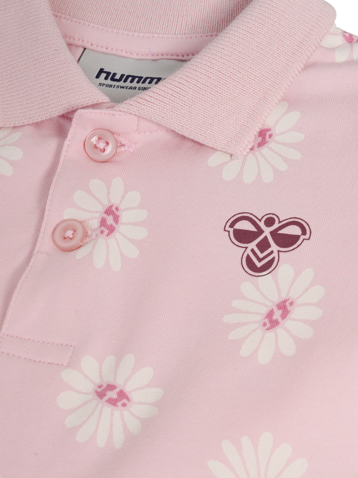 hmlMINI REG FLOWER POLO DRESS S/S