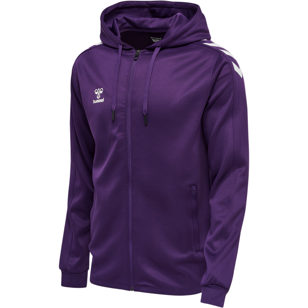 hmlCORE XK POLY ZIP HOOD SWEAT