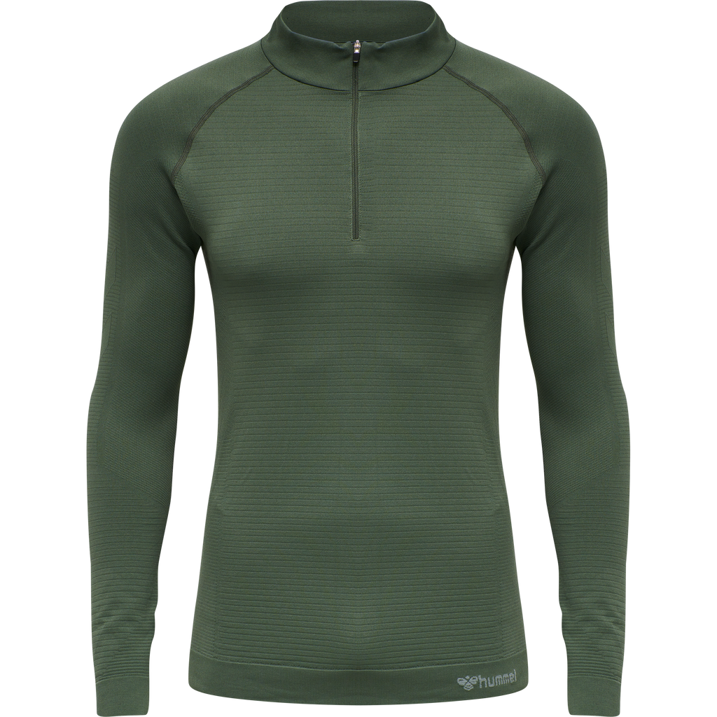 hmlSTROKE SEAMLESS HALF ZIP
