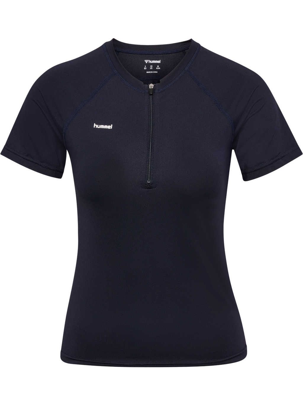hmlPRIMA W HALF ZIP T-SHIRT S/S
