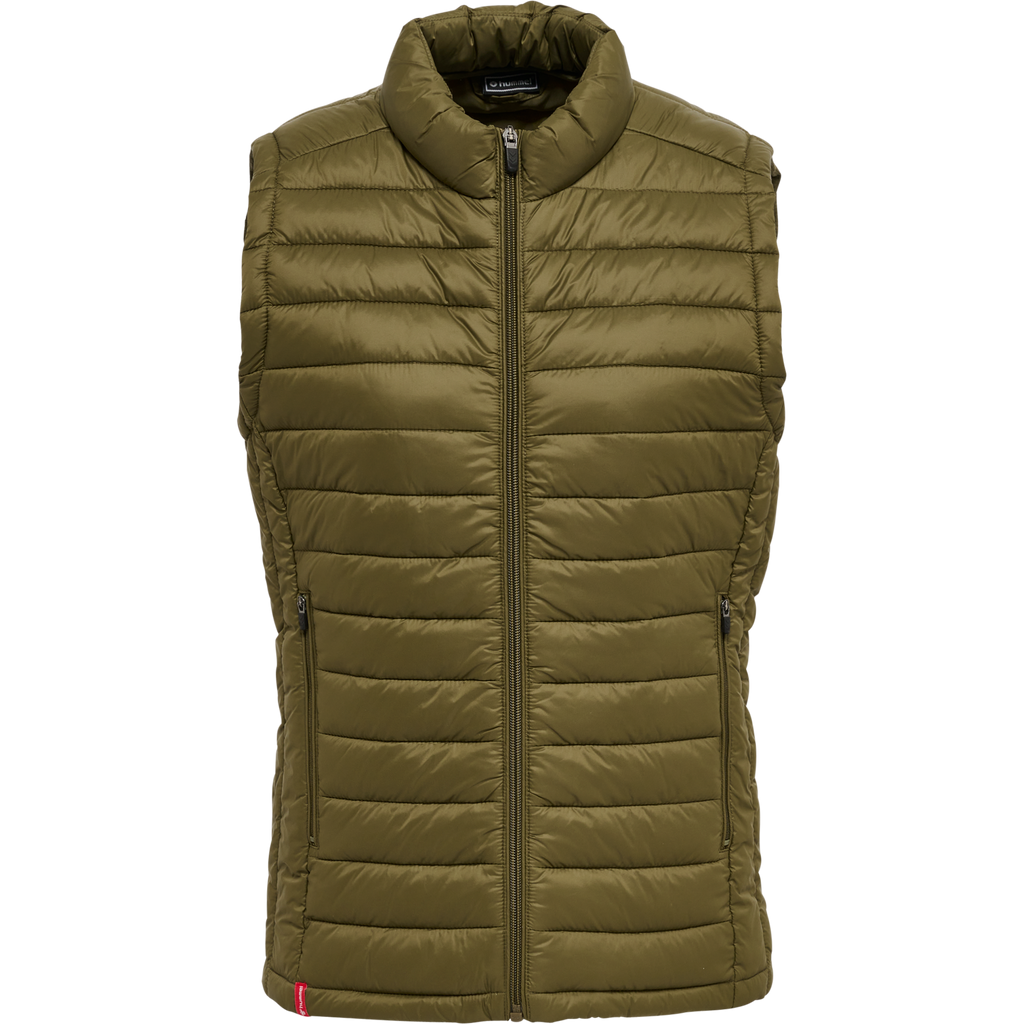 hmlRED QUILTED WAISTCOAT WOMAN